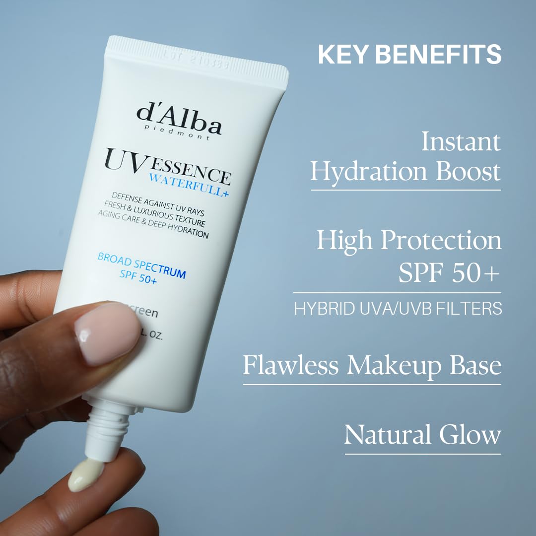 [d'Alba] White Truffle Waterfull Essence Sunscreen SPF50+ Broad Spectrum - 달바 화이트 트러플 워터풀 선크