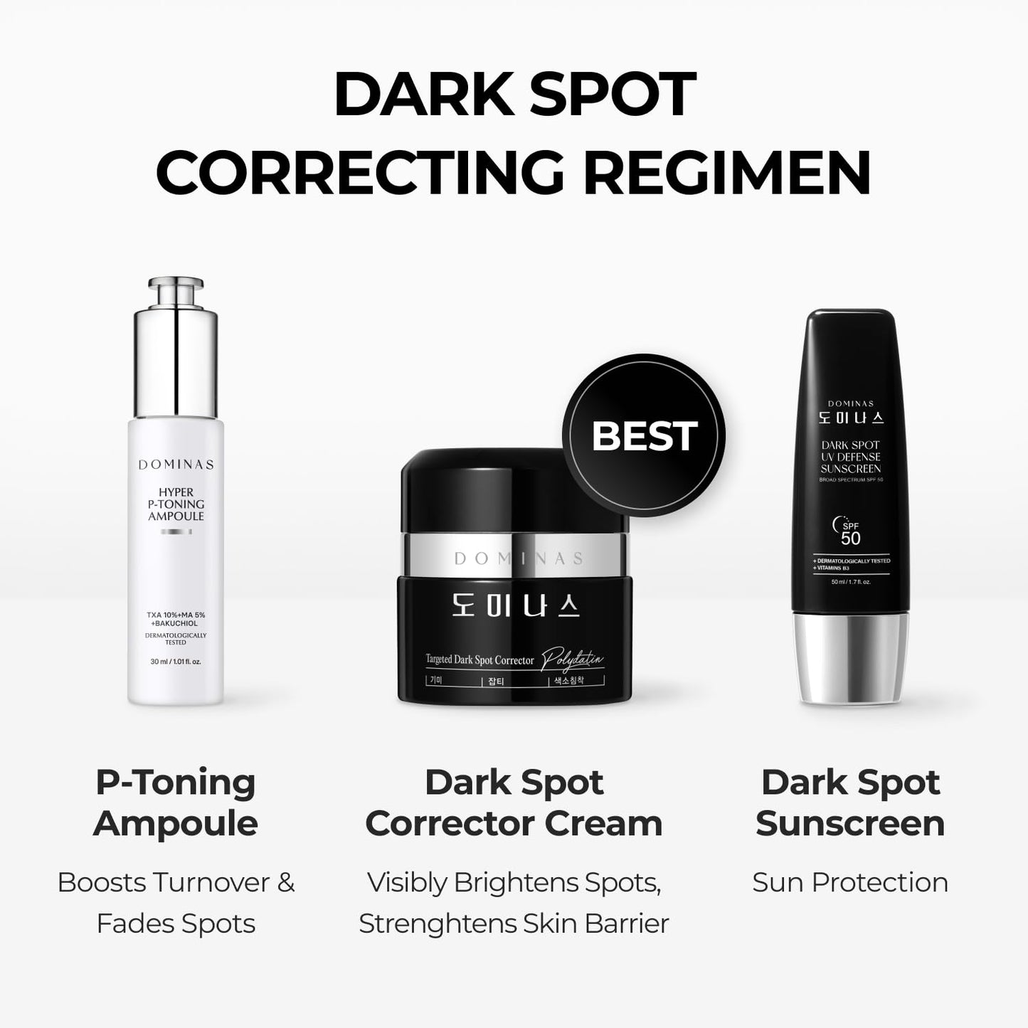 DOMINAS Dark Spot Corrector Cream (2+1) -도미나스 재생크림 3세트