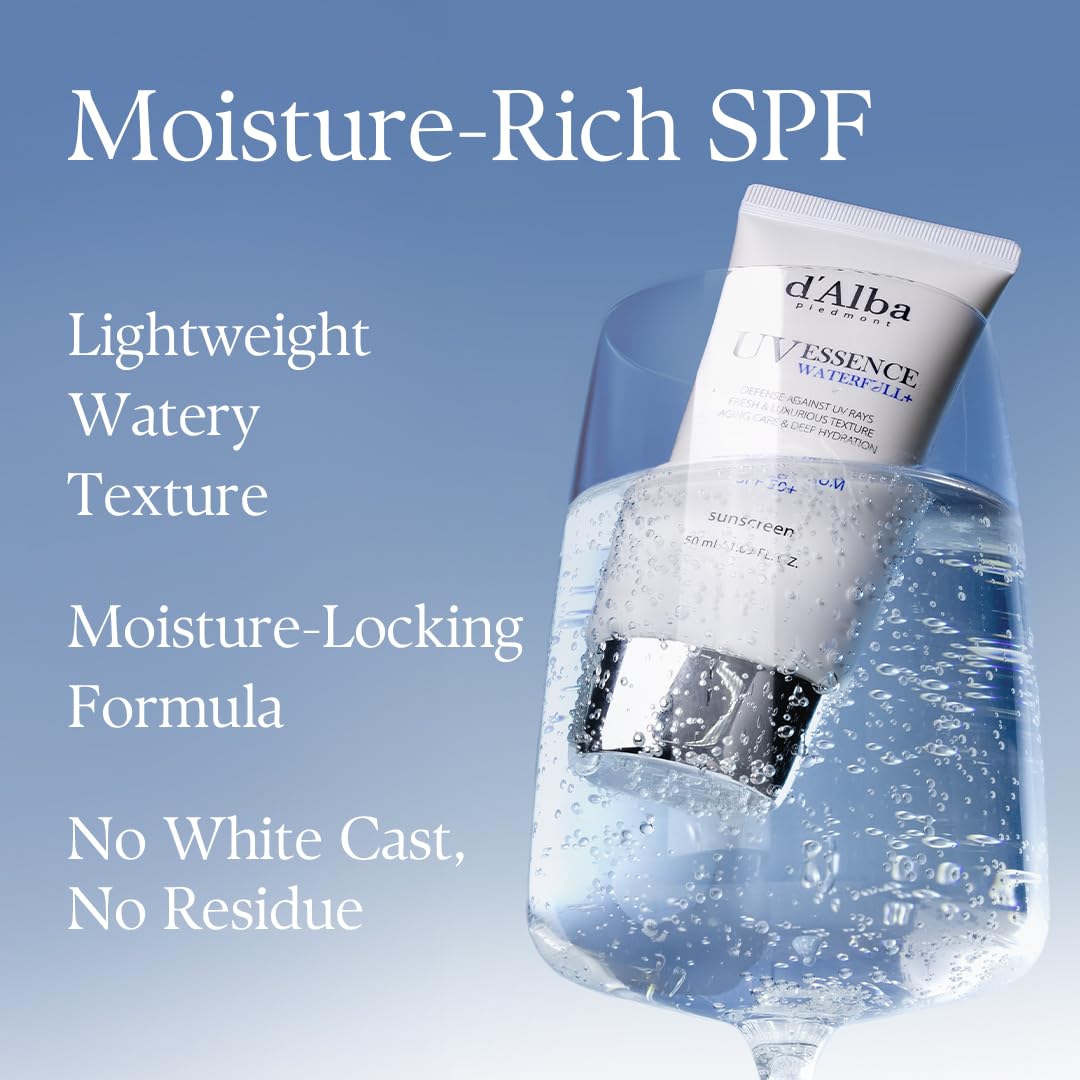 [d'Alba] White Truffle Waterfull Essence Sunscreen SPF50+ Broad Spectrum - 달바 화이트 트러플 워터풀 선크