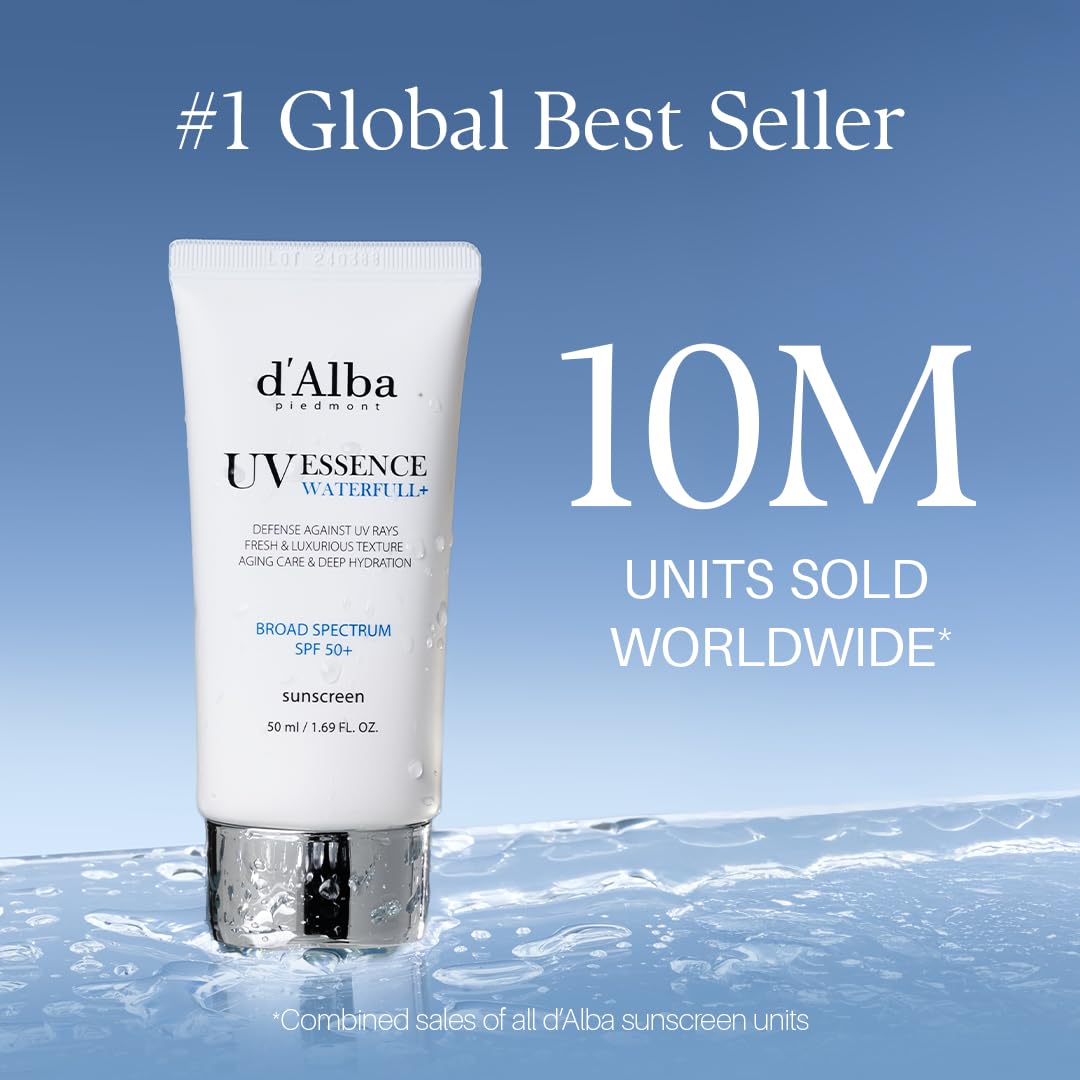 [d'Alba] White Truffle Waterfull Essence Sunscreen SPF50+ Broad Spectrum - 달바 화이트 트러플 워터풀 선크